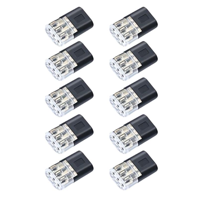 Universal Wiring Splicing Conectors Wire Connect Terminals Connectors 3Pin Bidirectional Pluging Cable Buckle