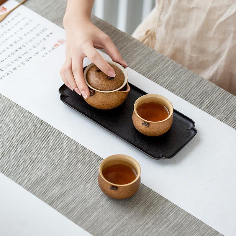 Edenus Auspicious Ganoderma Ceramic Kung Fu Tea Set