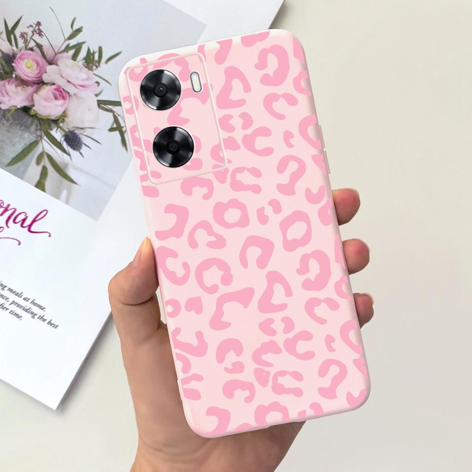 For OPPO A57 4G CPH2387 Case For OPPO A77 5G CPH2339 Soft Silicone Flower Phone Cover For OPPO A77S A57S A57e 2022 Funda TPU Bag