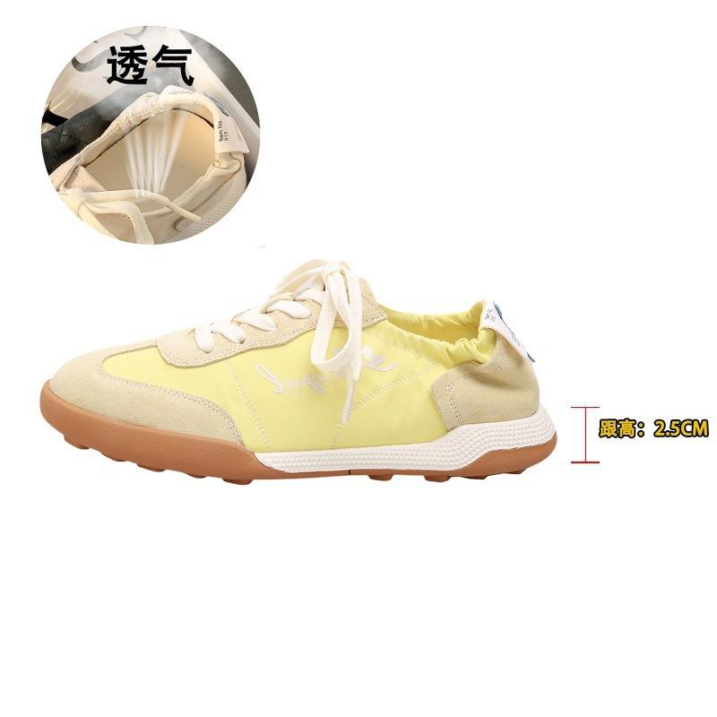 

Inner height-increasing leather Forrest Gump shoes 2025 summer new ballet training shoes women s shoes soft-soled breathable sports little white shoes 40