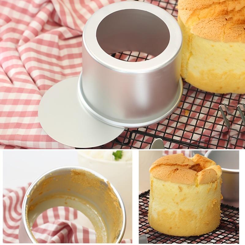 1 Pcs Non-Stick 2-Inch Round Mini Cake Pan with Removable Bottom - Perfect for Cheesecakes, Bread, Pizza, Chiffon, and Fondant - DIY Cooking Tool