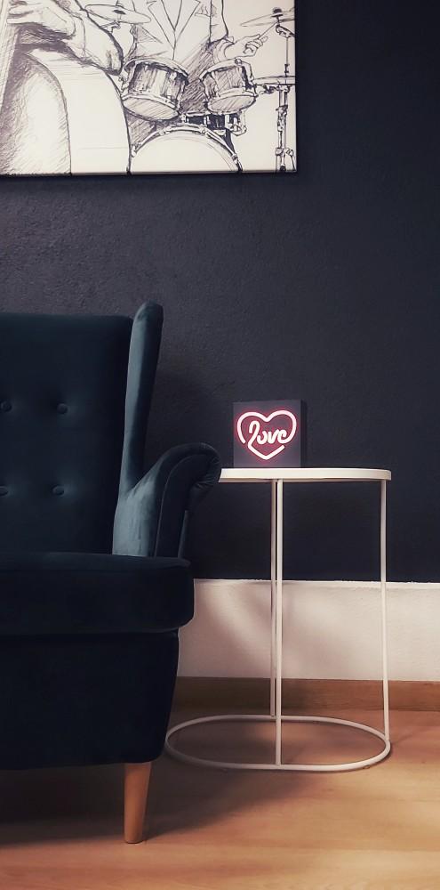 BigBen Bezprzewodowy głośnik Neon Bluetooth® Love / Drewniana obudowa, BigBen