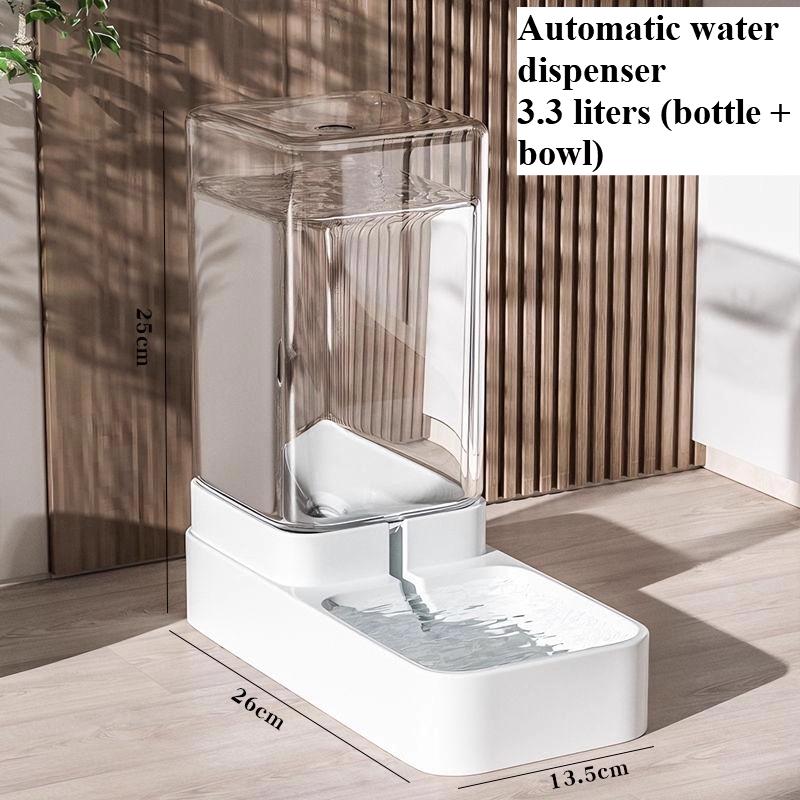

Cat water dispenser Dog automatic feeder Drinking bowl Plug-free circulating water jug Running water Lazy gadget Transparency