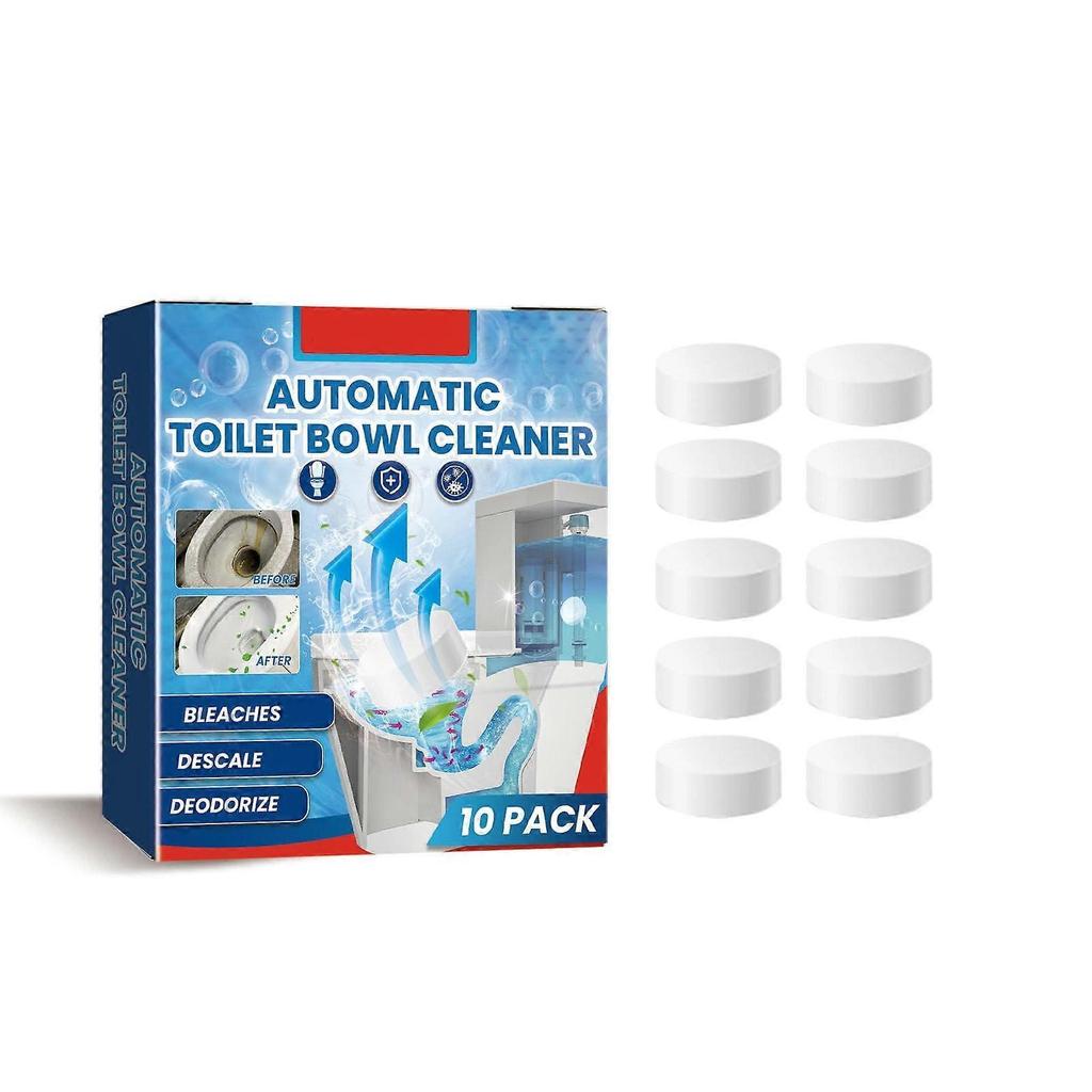 Toilet Cleaning Tablets / 20 Capsules / Bleach & Blue Rainwater Formula / Cleans & Deodorizes / Effervescent Action for a Fresh Toilet