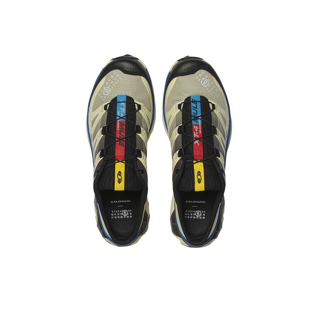 New Mm6 Maison Margiela X SALOMON XT 4 Running Shoes Unisex Low Top Light Yellow Gray 475360