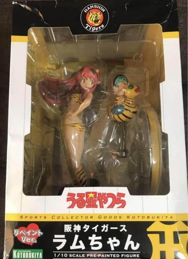 [USED] Box damaged Hanshin Tigers Urusei Yatsura figure Lum-chan, different color