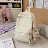 Schultasche Campus Schultasche Damen Koreanische Ausgabe ins Einfacher Karierter Rucksack Highschool-Schüler Große Kapazität Freizeit Reise Rucksack