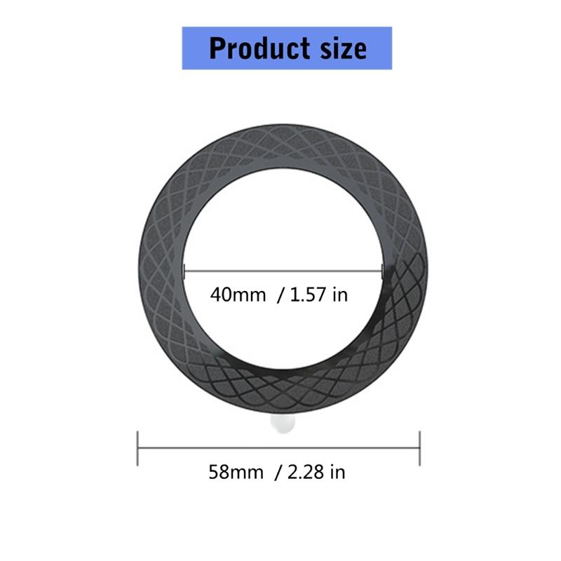Magneticic Plate for Wireless Charging Car Phone Holder Magnetic Rings Metal Plate 1PC