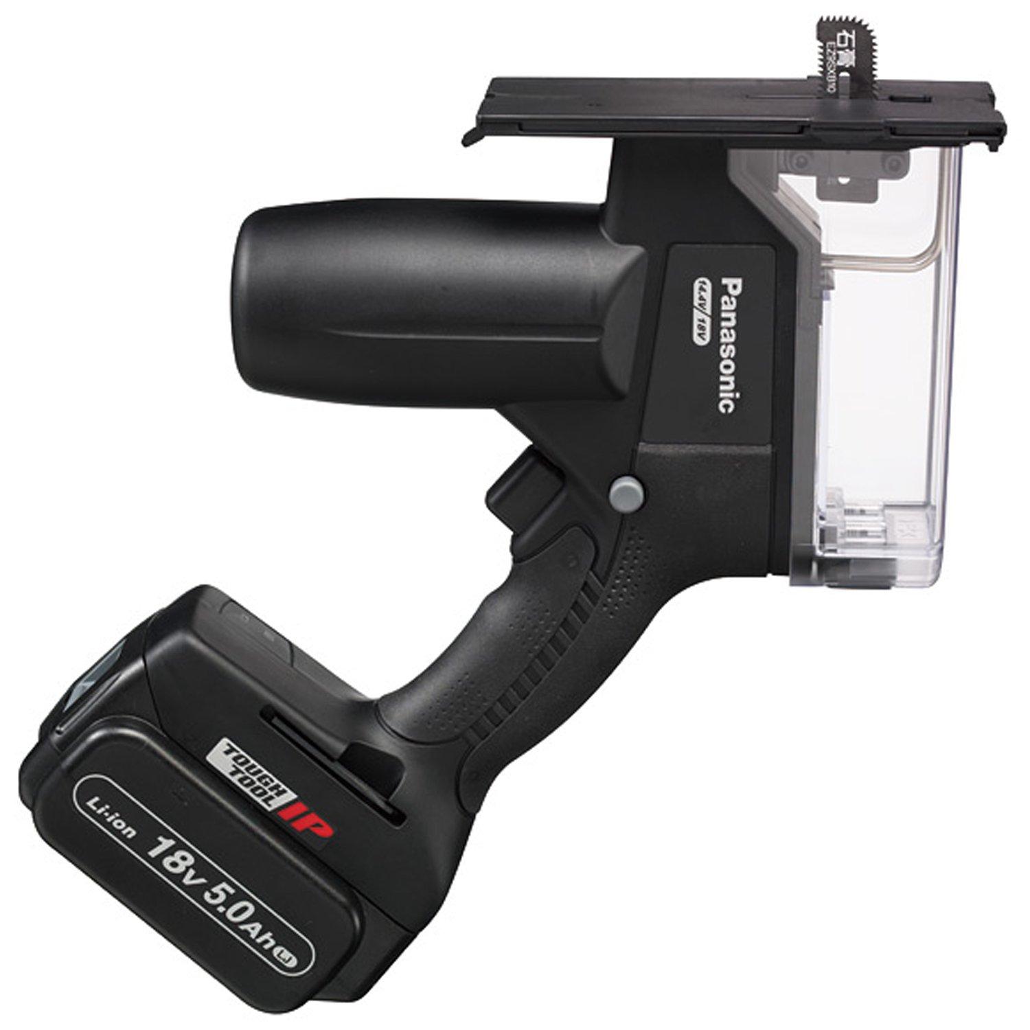 

Panasonic Rechargeable Square Hole Cutter 18V Battery Pack x Included Dual IP5X Woodworking 30mm Cutting Black 5.0Ah 2/Charger/Case (14.4V/18V чорний