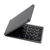 Foldable   Wireless Keyboard Portable Keyboard  -size Keyboard Support       Smartphone and Tablet Grey