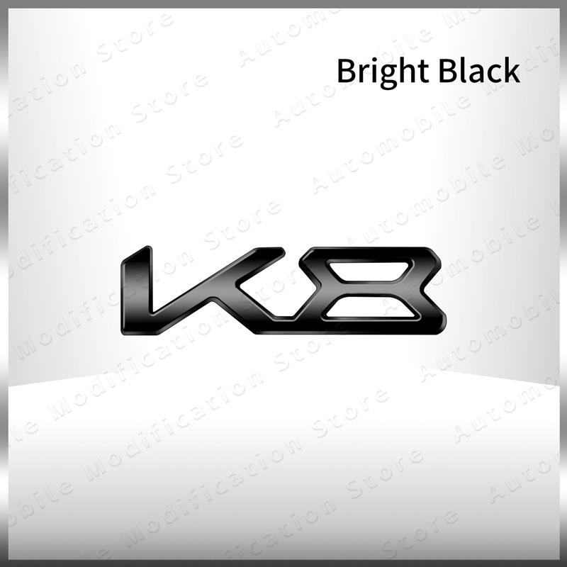 OYQZ3 New Auto Exterior K3 K5 K8 Emblem Fender Rear Trunk Body Badge Sticker For Kia Forte Ceed Cerato RIO 2 3 4 Sorento Sportage