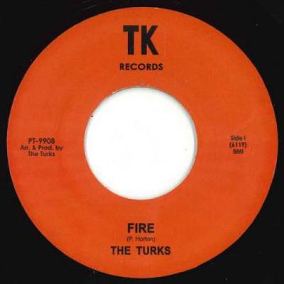 7inch Record TURKS - Fire / Adventure Of Love PT9908 Perfect Toy 2020 Europe Rock