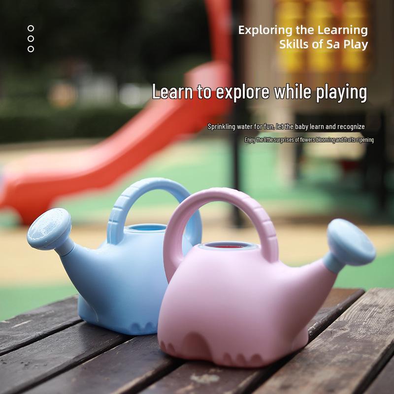 Verdickte Cartoon-Gießkanne für Kinder - Kunststoff-Sprenger für Blumen und Gemüse