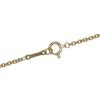 TIFFANY&Co. Crescent Moon Necklace K18 Yellow Gold 8.87g Women Used