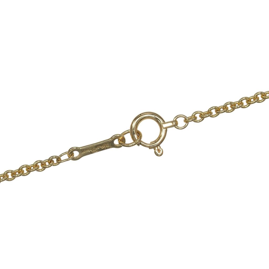 TIFFANY&Co. Crescent Moon Necklace K18 Yellow Gold 8.87g Women Used