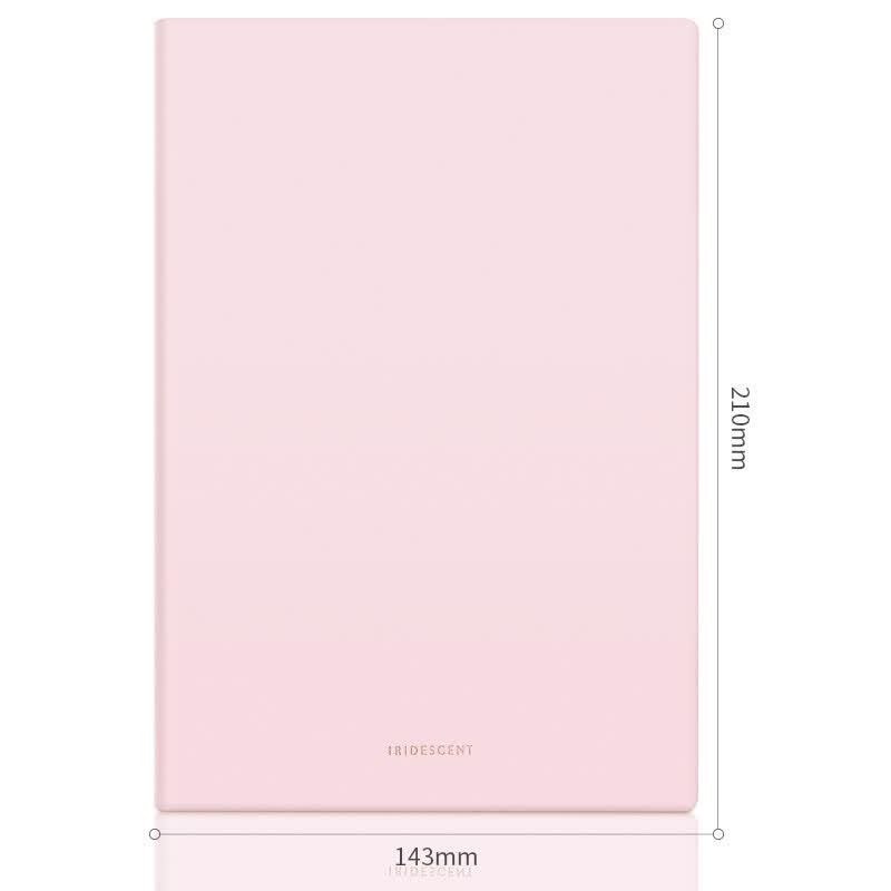 Deli A5 Soft Leather-Feel Notebook, 96 Sheets