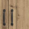 Artisan Oak Sideboard 89 X 34.5 X 77 Cm Particleboard