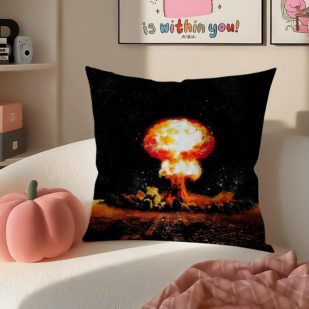 Rebellious Spanish Rock Band EExtremoduro Cushion Cover Pillowcase Short Plush Invisible zipper Room Sofa Cushion Cover