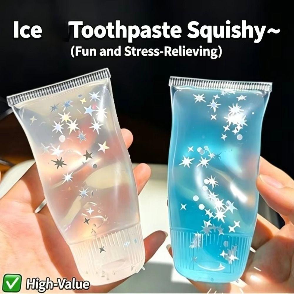 Formbare Zahnpasta Squishy Spielzeug Nicht hüpfendes Squishy Spielzeug Gesichtsreiniger Fidget Kinder & Erwachsene