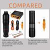 Rotary Tattoo Machine Rechargeable Wireless Tattoo Cartridge Pen for Liner Shader Aluminum Alloy Frame 9000-10000 RPM LCD Display