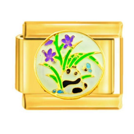 Gold Cartoon Character Titanium Steel Elastic Bracelet