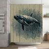 Stylish Seals Bath Shower Curtain Waterproof Fabric Decorative Home Bathroom Decor