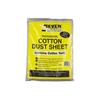 Everbuild Sika Cotton Dust Sheet 3.6 X 2.7m