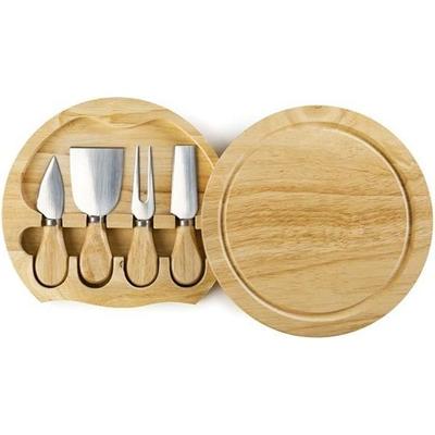 Cheese Knife Set - IBILI - 782750 - STAINLESS STEEL - Brown - 21 X 21 X 4 Cm