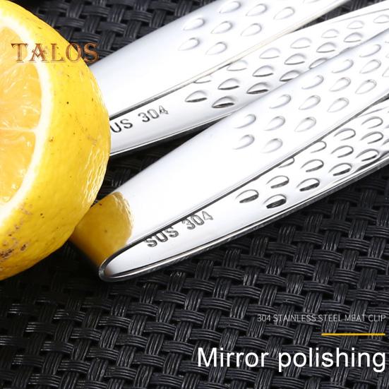 Pinza para barbacoa ahuecada, Clip para comida de acero inoxidable 304, Clip duradero para bistec a la barbacoa, herramientas de cocina, suministros para el hogar