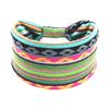Bohemian Cashew Yoga Exercise Headband Anti Sweating and Moisture Absorbing Elastic Cotton Headband Knotting Headband