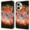 For Honor 400 5G (Global) Case 3D Pattern PU Leather Wallet Phone Cover with Stand