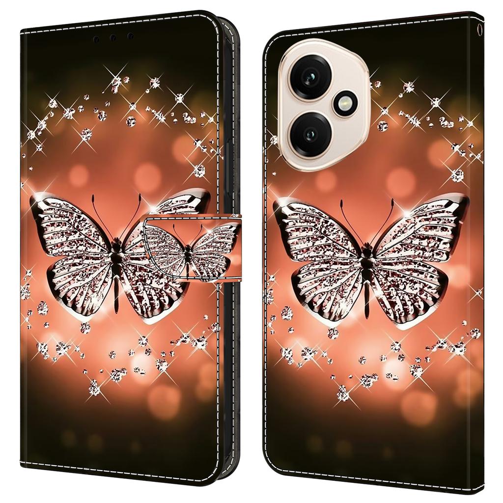 For Honor 400 5G (Global) Case 3D Pattern PU Leather Wallet Phone Cover with Stand