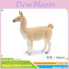 Farm Animal Pvc Model Set With Sheep Alpaca Ram Goat Static Decor For Kids Playroom