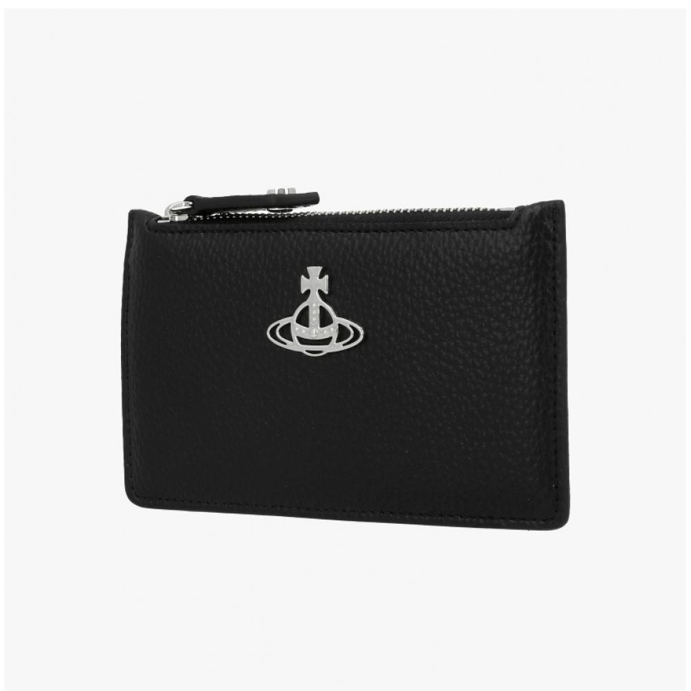 Vivienne Westwood Vegan Bio Green Grain Slim Long Zip Card Wallet 54020005w S000d N403