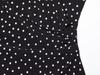 Polka Dot One-Shoulder Pleated Super Short Dress with French Design