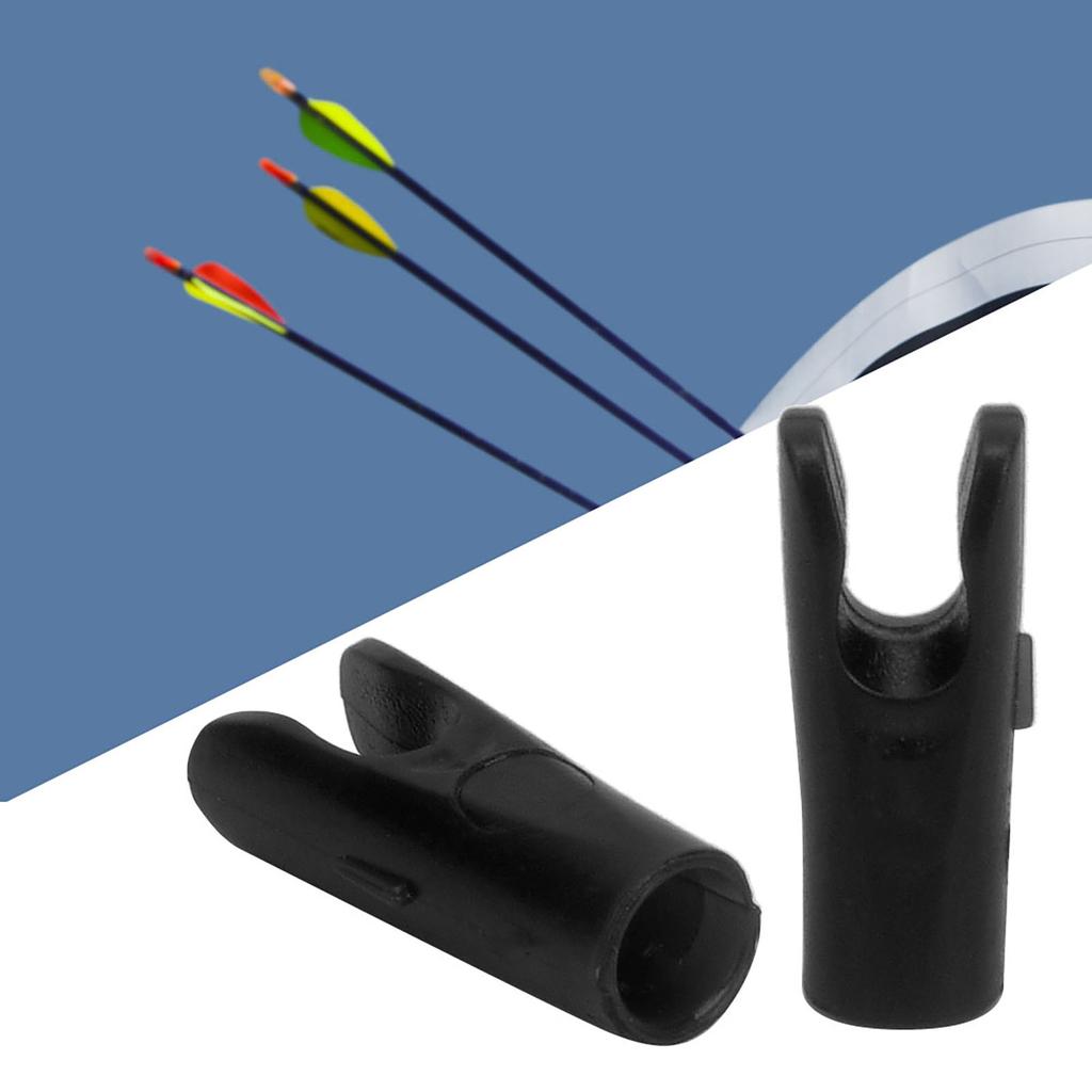 50Pcs Archery Nocks Insert Pin Shaft Tails Hunting Shooting Accessory