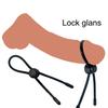 Yousheng Penis Ring Adjustable Drawstring Safe Accumulate Happiness Reduce Desire Increase Joy Silicone Delay Ejaculation Lock Ring Rope for Male