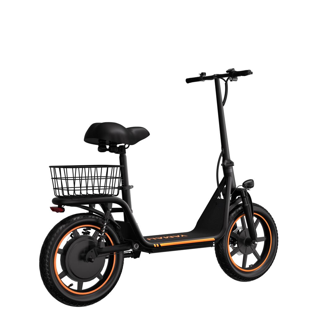 YAMALI X14 City Electric Scooter With Rear Frame 350W Motor 36V16AH Battery 14 Inch Multi Terrain Tires Outdoor Riding E-Scooter For Adult