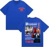 Rapper Bryant Myers Album 2025 Tour Cover T-shirts for Men Harajuku Gothic Streetwear T Shirt Male 100% Cotton Oversized T-shirt