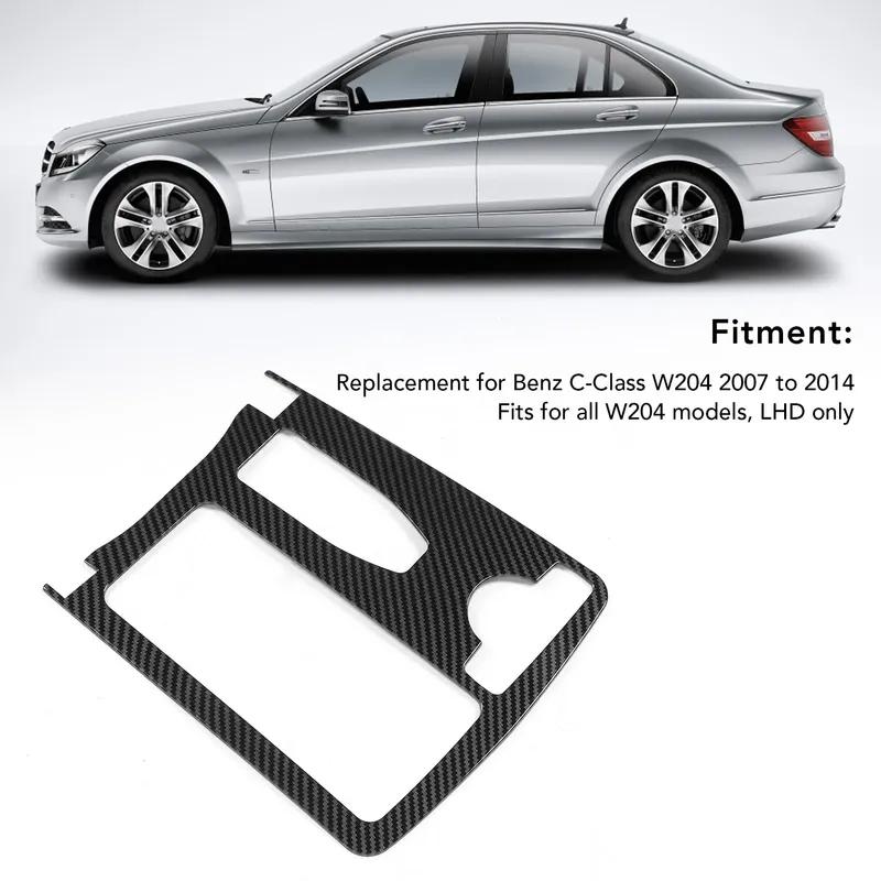 Car Center Console Cup Holder Bezel Trim 2046800307 for Mercedes-Benz C‑Class W204 2007 2008 2009 2010 2011 2012 2013 2014