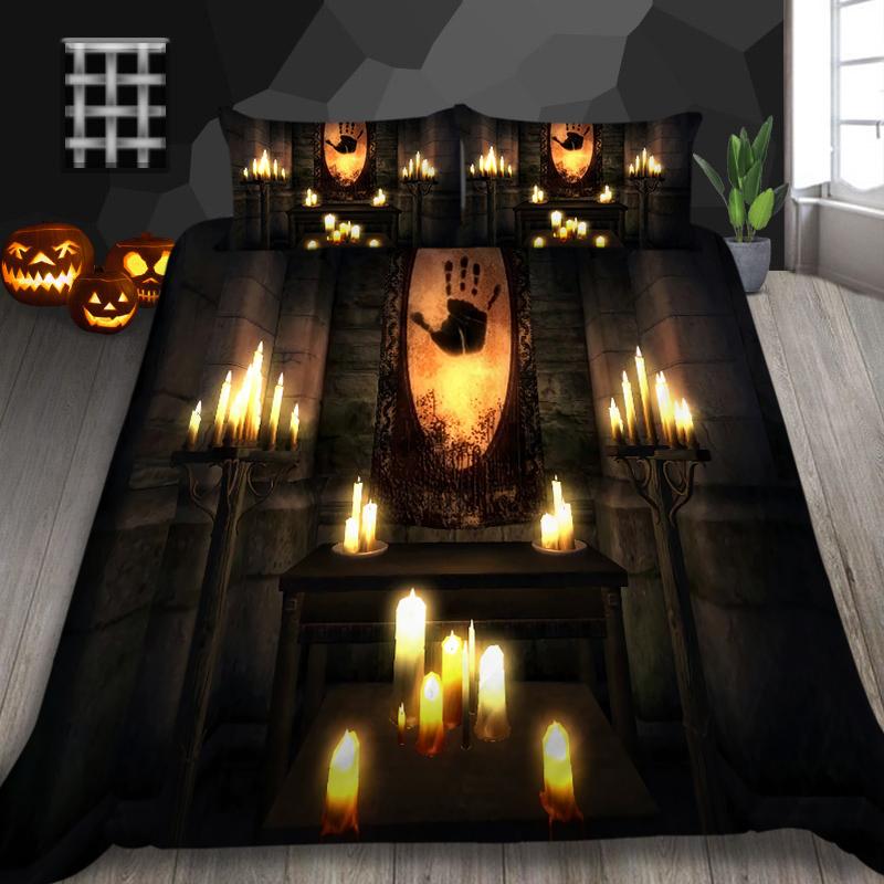 Halloween Duvet Cover Unique Design King Size Bedding 3D Printing Home Textiles Boy Girl Soft Bedding Cover Set