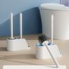 Toilet Brush Set Space saving Solution Quick Drying Toilet Bowl Brush & Holder for Efficient Bathroom Maintenance