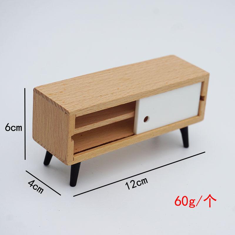 Simulation Small Furniture Doll Room Blind Box Doll Scene Ornament Play House Toy Wooden