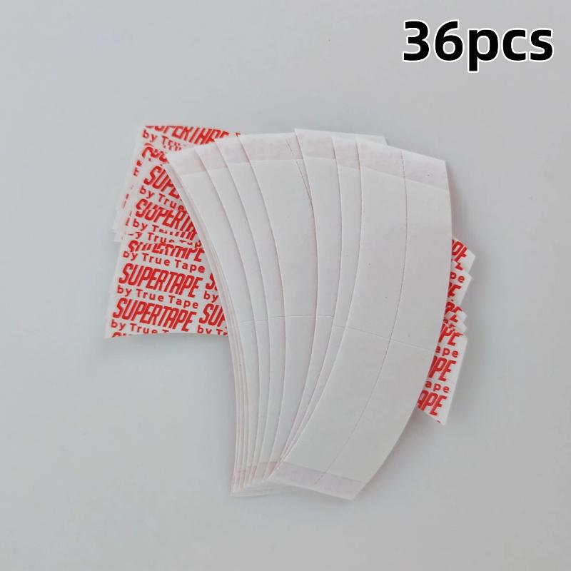 36 Sheets Waterproof Supertape Hair Tape Double Side Adhesive Super Tape For Lace Wig Toupee Replacement