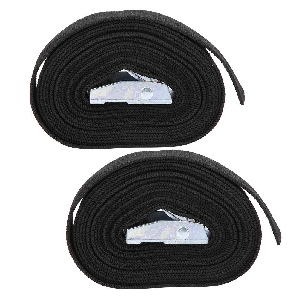 

2pcs Buckle Tiedown Belt Cargoes Strap for Outdoor Luggage Camping Bag Strong Ratchet Belt