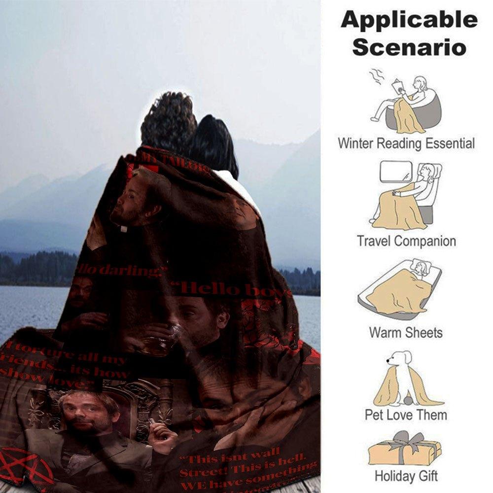 1pc Supernatural 27 Blanket Soft Warm Throw for Home, Office, Travel All Season Cozy Bedding Gift, Office Cozy Accessory