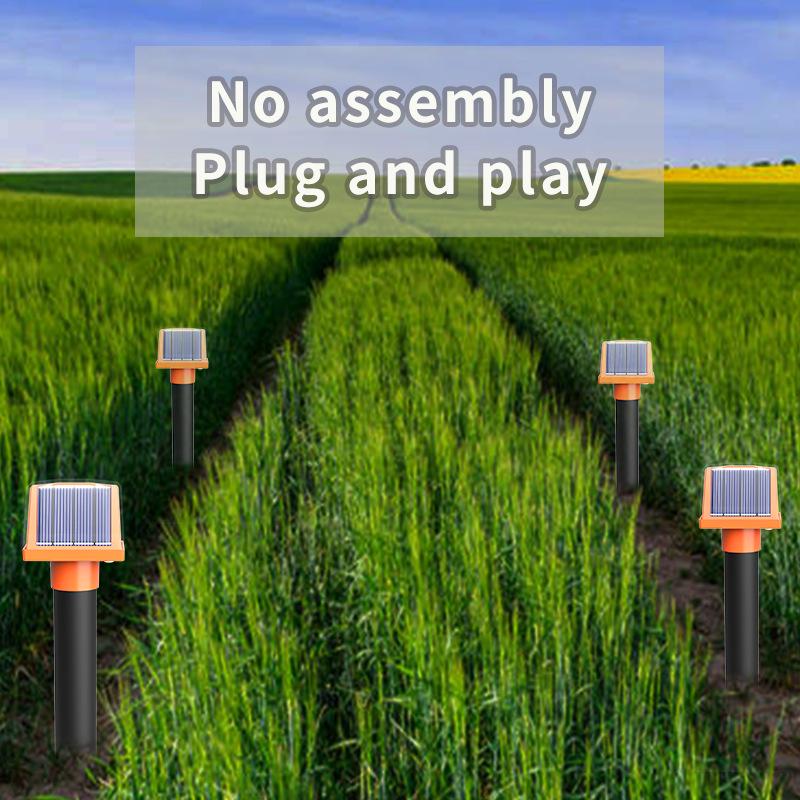 Solar-Powered Animal & Snake Repeller - Outdoor Waterproof Rodent Deterrent