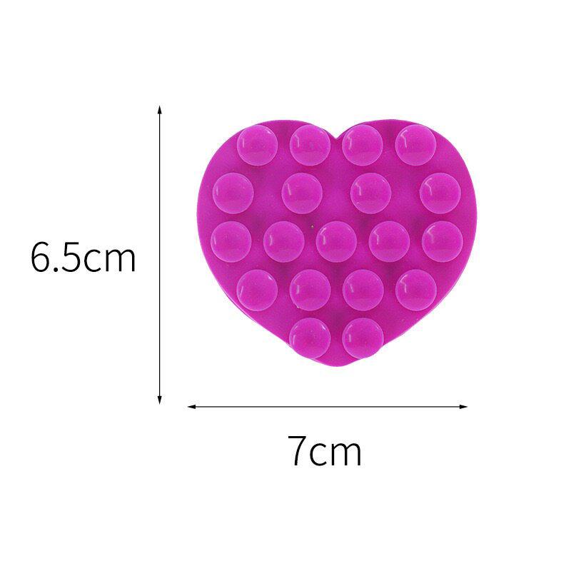 1Pc Backed Adhesive Sucker Pad For Fixed Pad Double Side Silicone Suction Pad For Mobile Phone Fixture Suction Cup