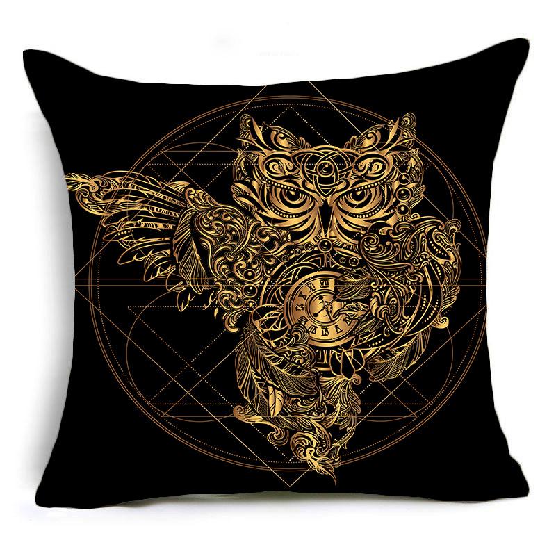 New Owl Pillow Cover Home Sofa Pillow Cover