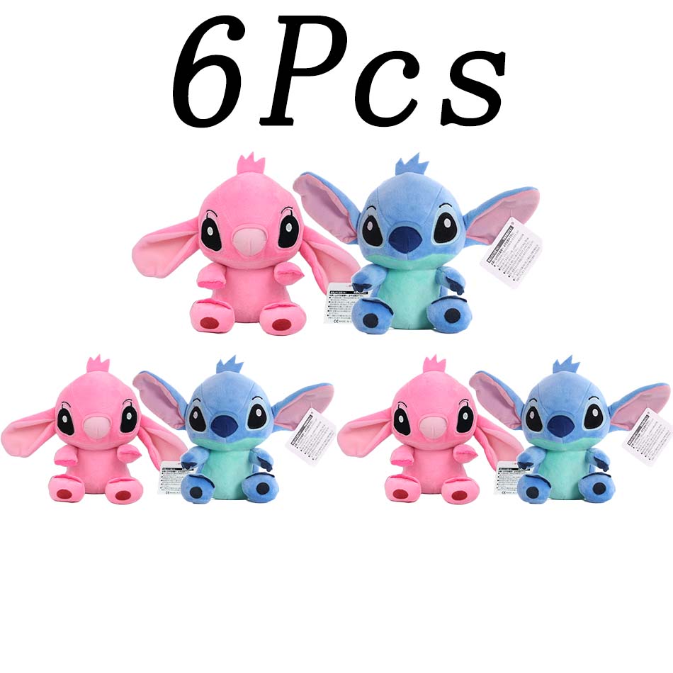 New 12Cm 20Cm 25Cm Stitch Stuffed Plush Models Cartoon Stuffed Plush Dolls Anime Plush Baby Toys Kawaii Kids Birthday Gift